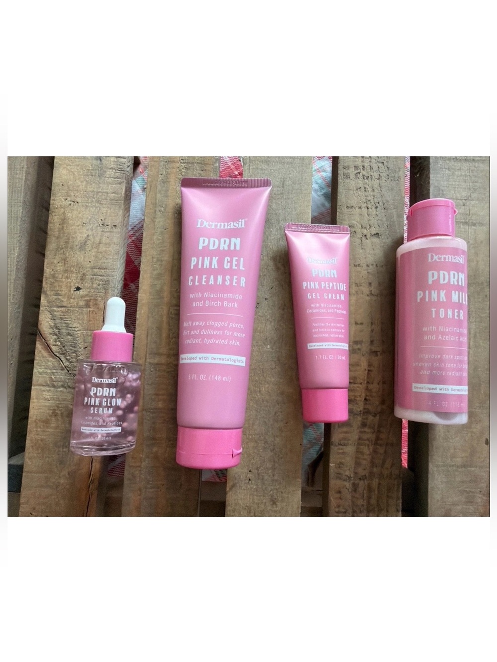 Dermasil PDRN Pink Glow skincare set Pink Skincare Set NWT
